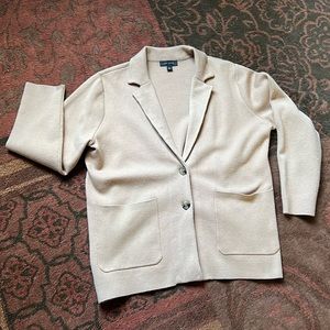 Ann Taylor Sweater Blazer